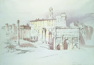 Das Forum, Rom, 19. Jahrhundert